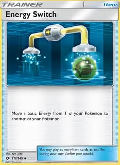 Energy Switch card in English