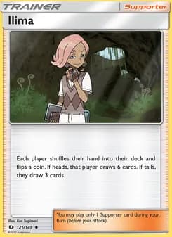 Ilima card in English