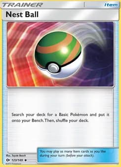 Nest Ball card in English