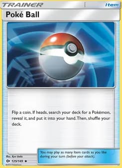 Poké Ball card in English