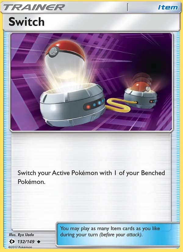 Switch card in English
