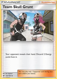 Team Skull Grunt card in English
