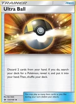 Ultra Ball card in English