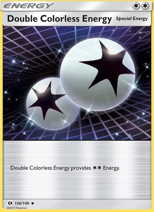 Double Colorless Energy card in English