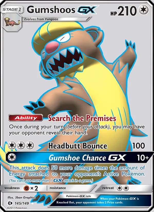 Gumshoos GX card in English
