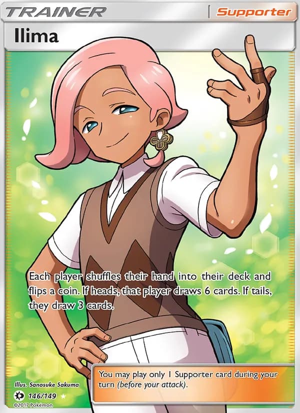 Ilima card in English
