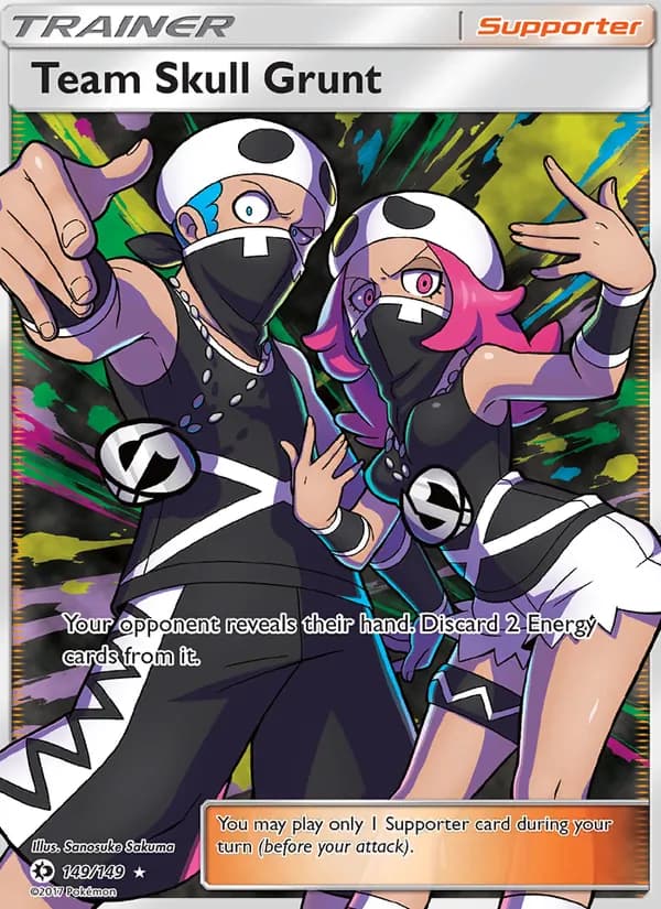 Team Skull Grunt card in English