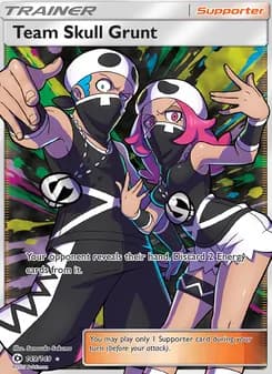 Team Skull Grunt card in English