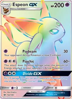 Espeon GX card in English