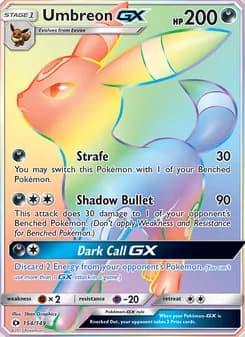 Umbreon GX card in English