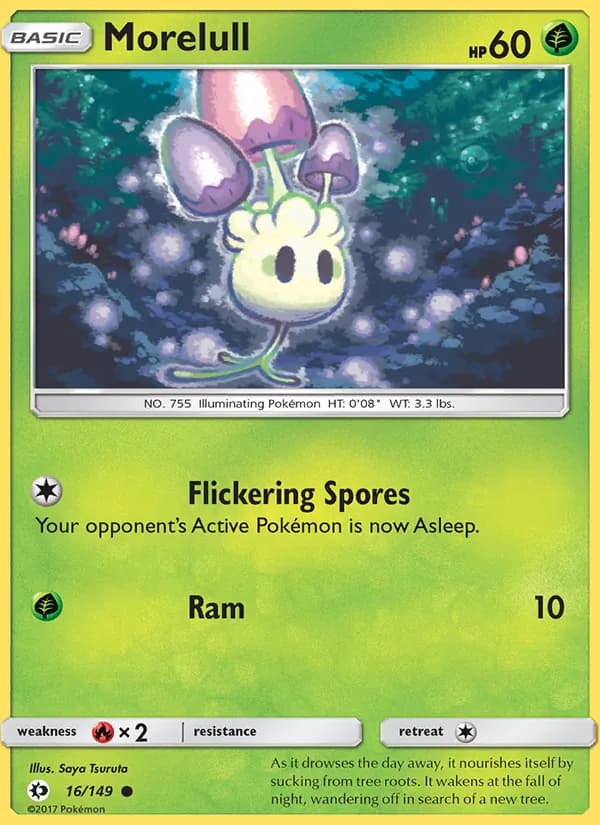 Morelull card in English