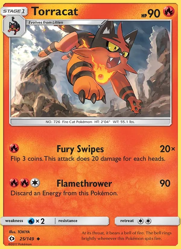 Torracat card in English