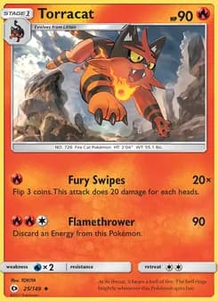 Torracat card in English