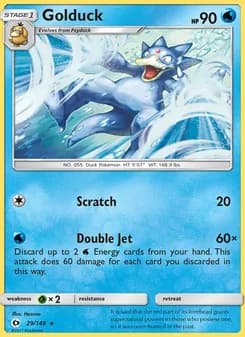Golduck card in English