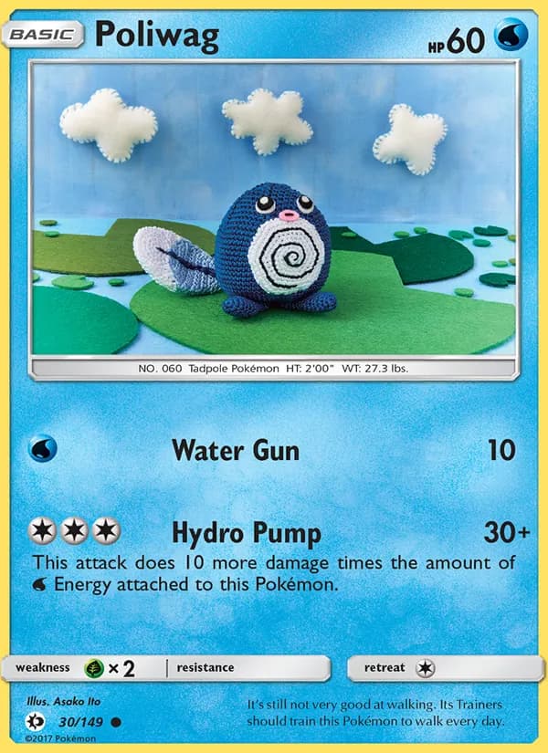 Poliwag card in English