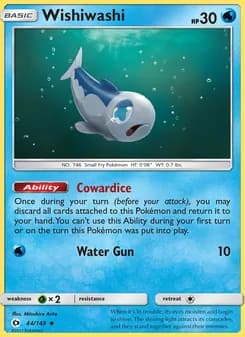 Wishiwashi card in English