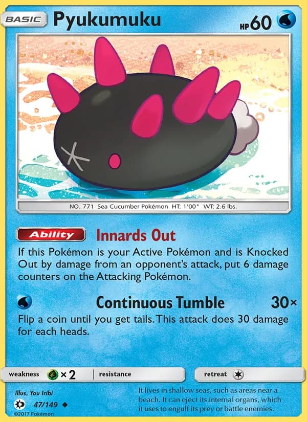 Pyukumuku card in English