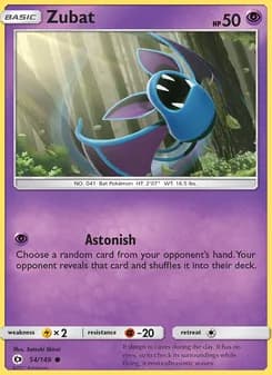 Zubat card in English