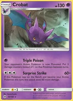 Crobat card in English
