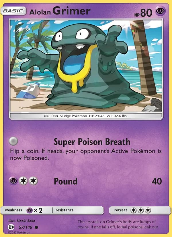 Alolan Grimer card in English