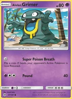 Alolan Grimer card in English