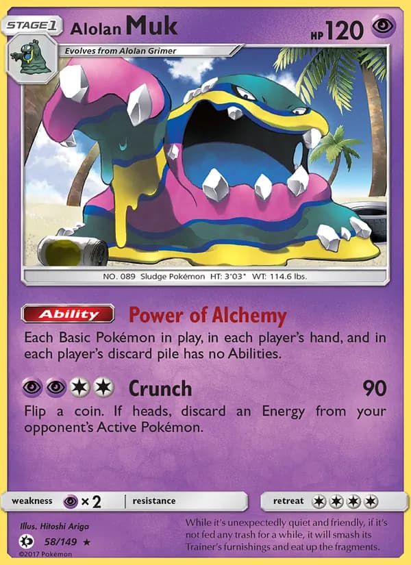 Alolan Muk card in English