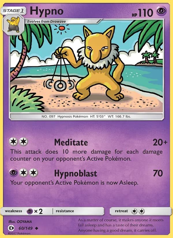 Hypno card in English