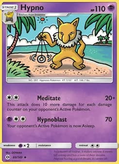 Hypno card in English