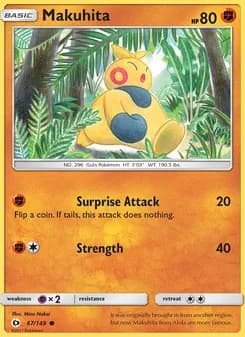 Makuhita card in English