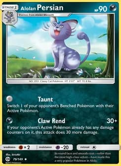 Alolan Persian card in English