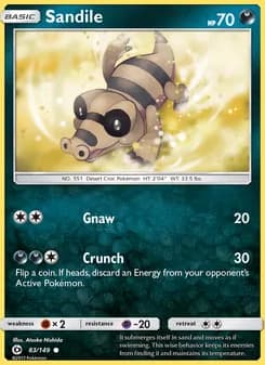 Sandile card in English