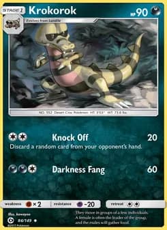 Krokorok card in English