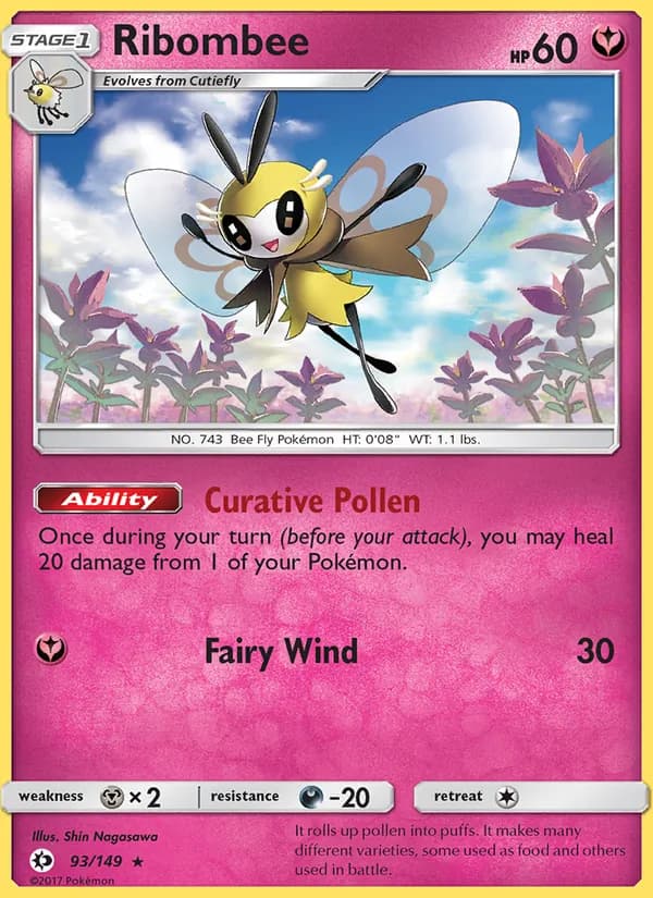 Ribombee card in English