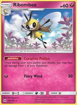 Ribombee card in English
