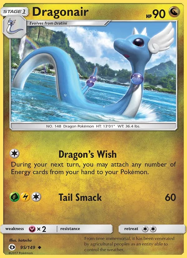 Dragonair card in English