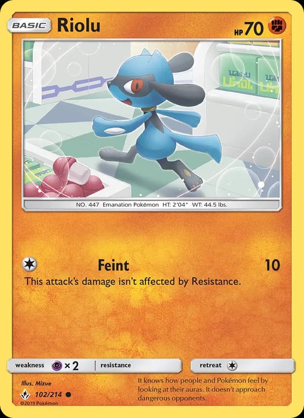 Riolu card in English