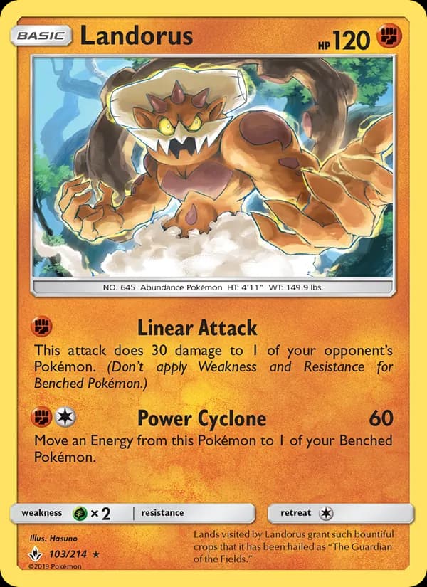 Landorus card in English