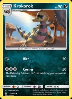 Krokorok card in English