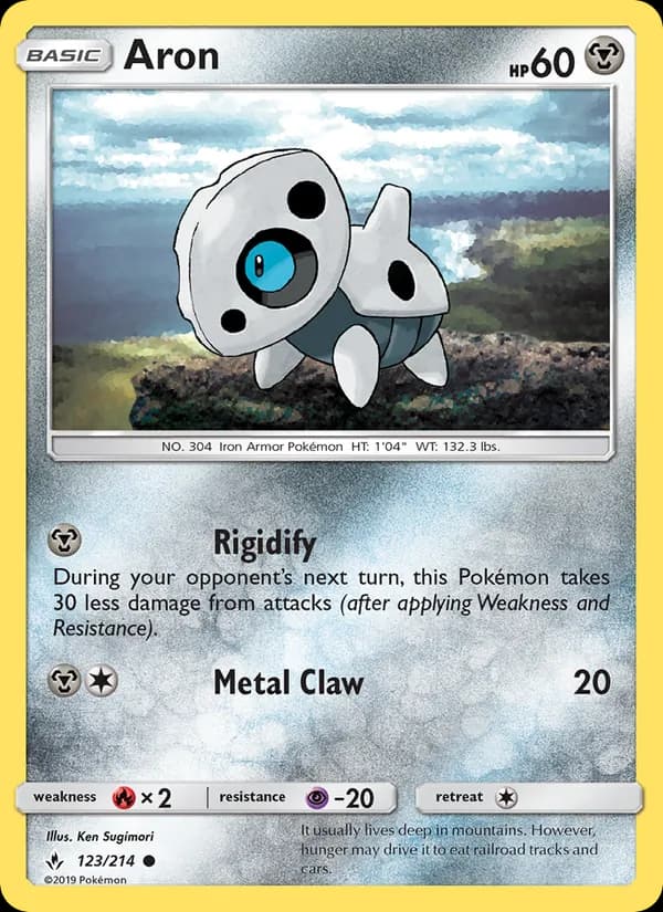 Aron card in English