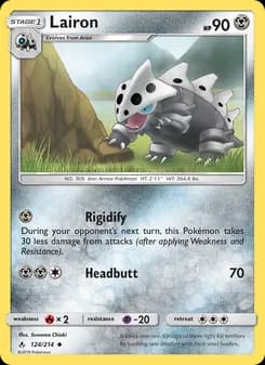 Lairon card in English