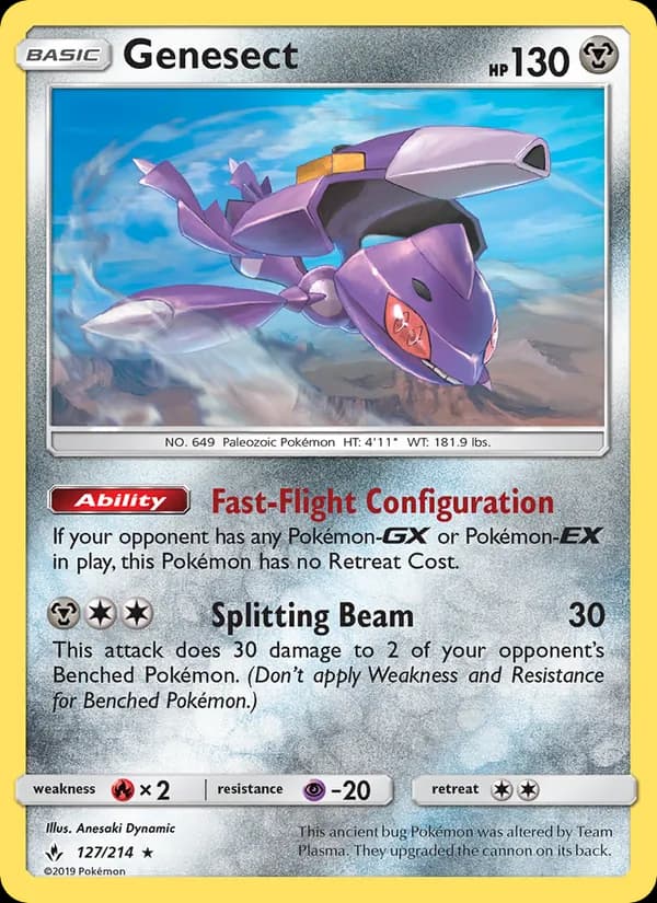 Genesect card in English