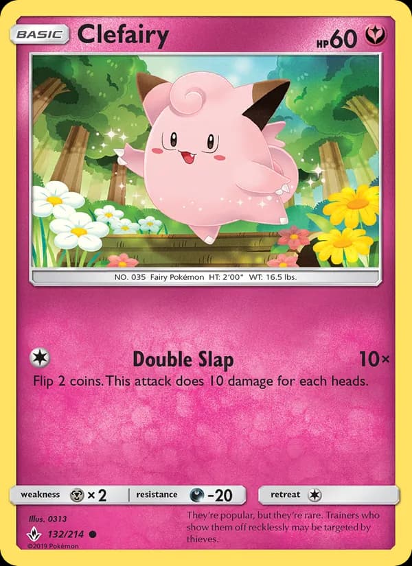 Clefairy card in English