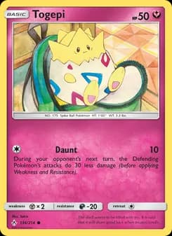Togepi card in English