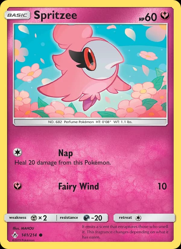 Spritzee card in English