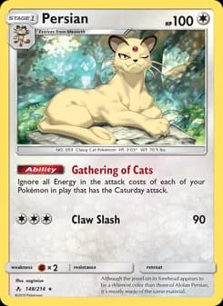 Persian card in English