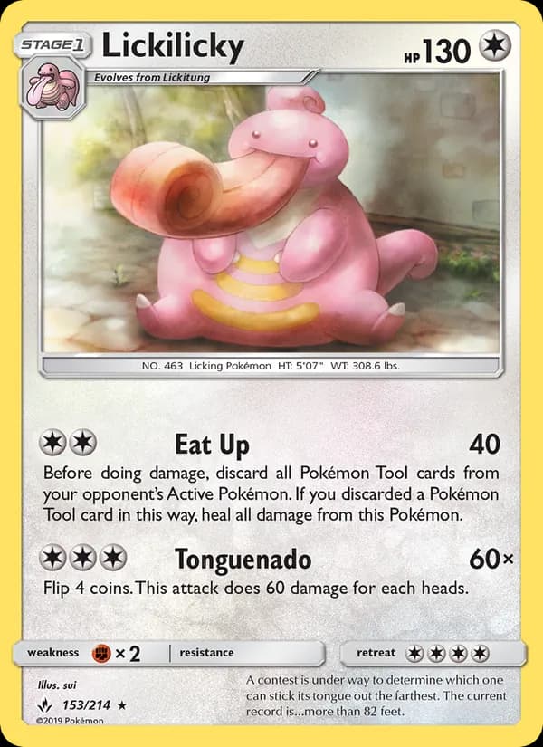 Lickilicky card in English