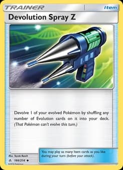 Devolution Spray Z card in English