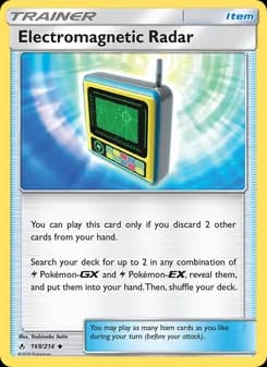 Electromagnetic Radar card in English