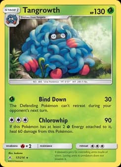 Tangrowth card in English