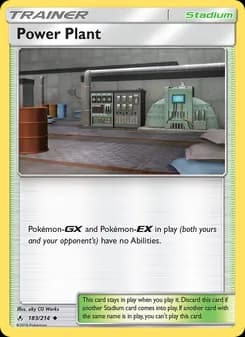 Power Plant card in English